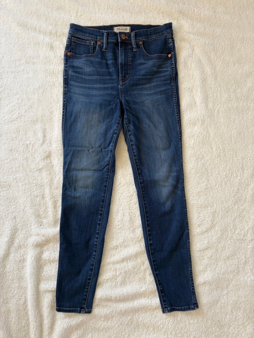 Madewell 10” high rise Skinny - Dark Blue